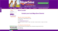 Desktop Screenshot of megasavechemist.com