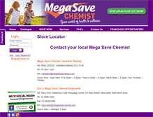 Tablet Screenshot of megasavechemist.com